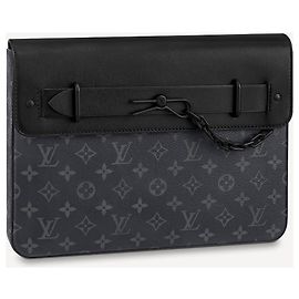 Louis Vuitton LV steamer pochette new Grey