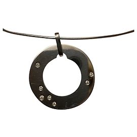 Dinh Van Bersaglio in oro e diamanti 2,8 cm Silver hardware