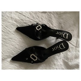 Dior-Mules-Black