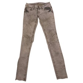 Jeans slim Maje cinza Cinza