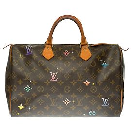 Sac Louis Vuitton speedy 3( in custom monogram canvas Brown