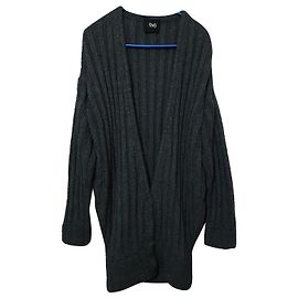 Cardigan D&G Gris en Angora Mohair Gris