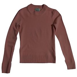 Sweater Acne Punch PAW Rosa de Lã Rosa