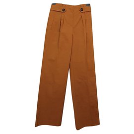 SéZane-Pants, leggings-Mustard