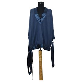 Stella Mc Cartney Camicia Stella McCartney x H&M in seta e lana blu Blu