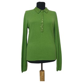 Pull Steffen Schraut Vert en Cachemire S Vert