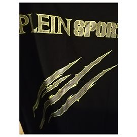 Philipp Plein Preciosa camiseta Plein Sport Negro Verde