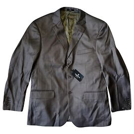 TORRENTE Couture Homme Cos 03 Kamelgrauer Anzug Jacke Blazer Grau