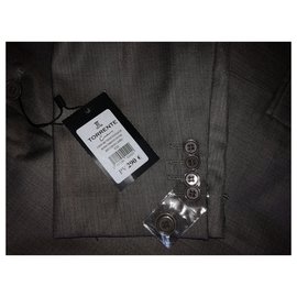 Torrente-TORRENTE Couture Homme Cos 03 Blazer veste de costume gris camel-Gris