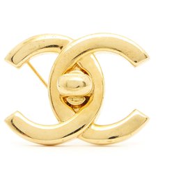 Chanel-GOLDEN CC LOCKER M-Doré