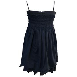 Vestido princesa Barbara Bui negro de algodón Talla S Negro