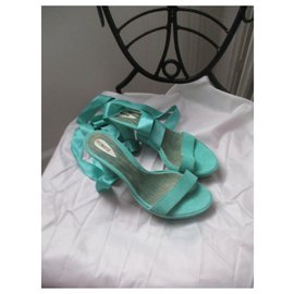 Vic Matié-Sandals-Turquoise