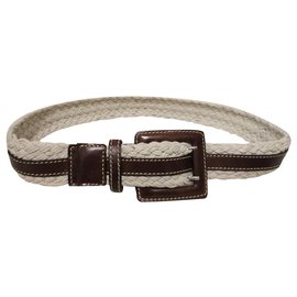 Weekend Max Mara Max Mara Wochenendgürtel Braun Weiß