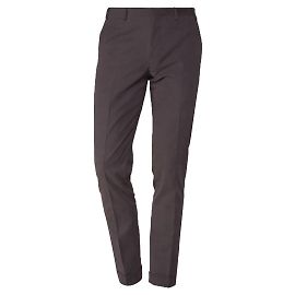 Calças de algodão estilo moleskin de Corneliani Cinza antracite
