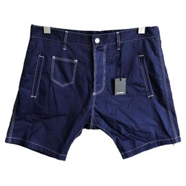 Dsquared2-Dsquared2 nuovi pantaloncini da uomo-Blu