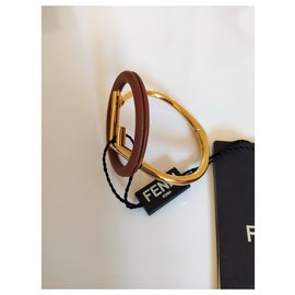 Fendi-Fendi Bracelet-Golden