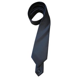 Chanel-Cravates-Gris anthracite