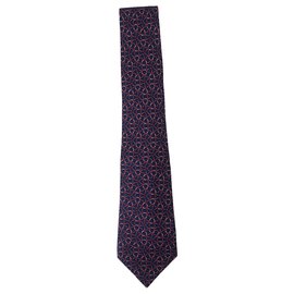 Hermès-Hermes Blue Tie-Blue