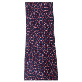 Hermès-Gravata Hermes Azul-Azul