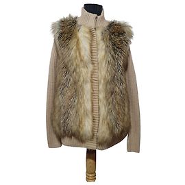 Cardigan Michael Kors Camel Foncé Multicolore