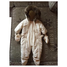 Baby Dior One piece Jacket Eggshell