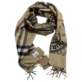 Sciarpa cachemire BURBERRY Multicolore
