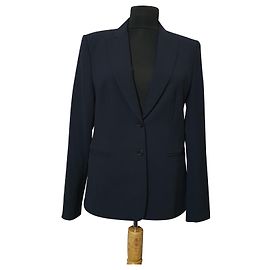 Tod's Navy Blue Wool Blazer Navy blue