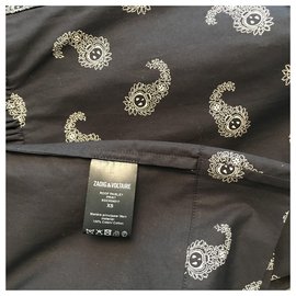 Zadig & Voltaire-Robes-Noir,Beige