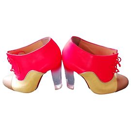 Christian Louboutin Ettora Heels Leather Deerskin Multi Color 37.5 Multiple colors