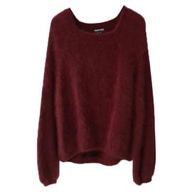 Tom Ford Pull Angora Bordeaux Sz.l Bordeaux