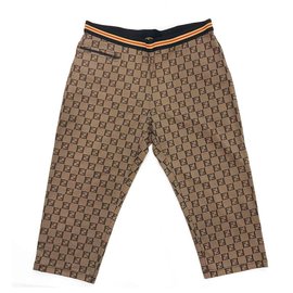 Fendi-Shorts-Brown,Beige