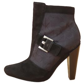 Calvin Klein Botines de punta cuadrada Negro