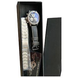 Autre Marque T.O.T. Chronograph Type MN Flight Mechanic Helicopter AA Edição Limitada N ° 97/100 Prata