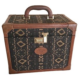 Lancel Mala de viagem Marrom Bege Caqui