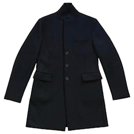 Harris Wharf London-Men Coats Outerwear-Black