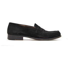 J.M. WESTON 180 SUEDE BLACK UK5 FR38 B Noir