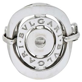 Bulgari Anel bvlgari super original. Novo. Em ouro branco. Branco