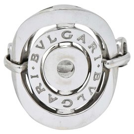 Bulgari-Anello bvlgari super originale. Nuovo di zecca. in oro bianco.-Bianco