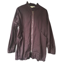 Marni Jacket Dark Red Silk Dark red