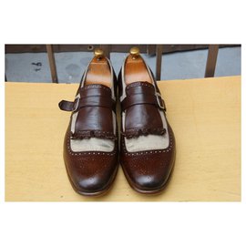 Church's-CHURCH'S SHANGHAI SHOE 10 / 44 EXCELLENT CONDITION MEN'S SHOES 950 €-Brown