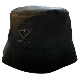 Prada Re-Nylon Eimer Hut Schwarz