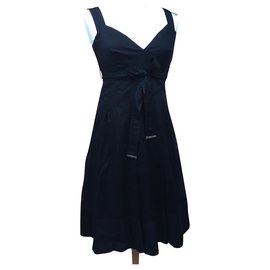 Burberry-Vestido burberry palabra de honor-Negro