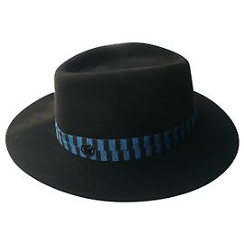 MAISON MICHEL Thadée black ribbon hat New Black