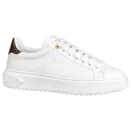 Louis Vuitton-Sneakers LV Time Out nuove-Bianco