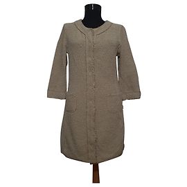 Cardigan Bruno Manetti Beige en Coton Taille 44 Beige