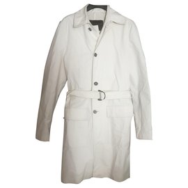 Burberry-Burberry trench coat overcoat-Eggshell