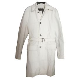 Pardessus trench Burberry Blanc cassé