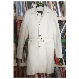 Burberry-Burberry trench coat soprabito-Bianco sporco