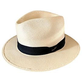 Borsalino hat Black Eggshell
