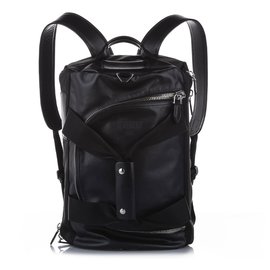Givenchy schwarzer Lederrucksack Schwarz